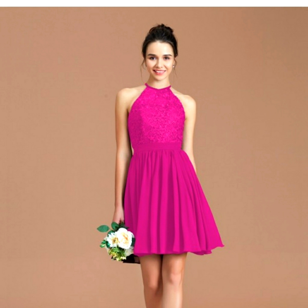 Hebeos  bridesmaids/prom dress Pink new with tag